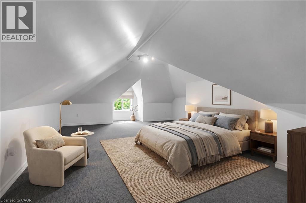 loft, virtually staged - 60 Berkley Road, Cambridge, ON - Indoor Photo Showing Bedroom