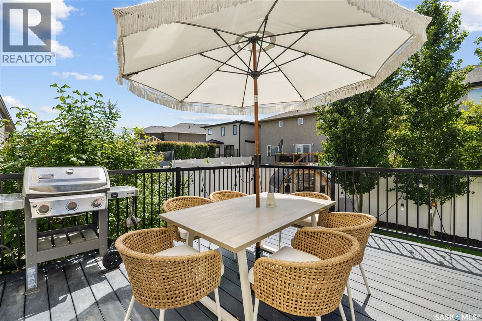 5196 Aviator Crescent, Regina, SK - Outdoor With Deck Patio Veranda With Exterior