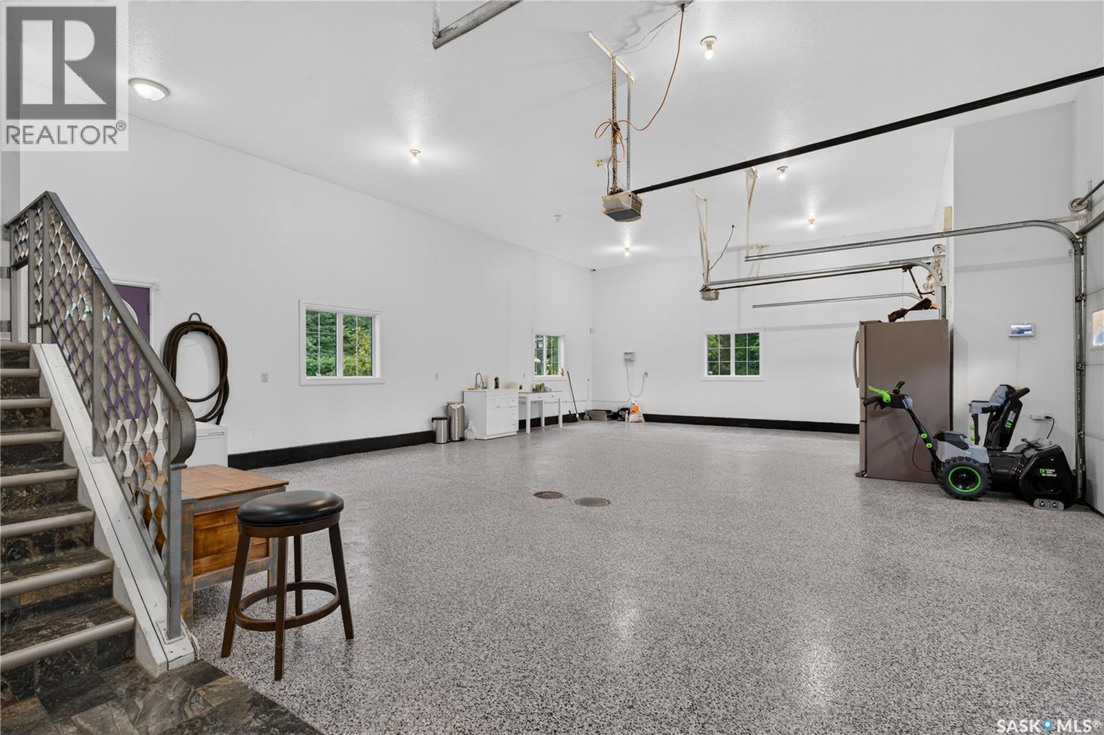 Schapansky Acreage, Tisdale Rm No. 427, SK - Indoor Photo Showing Garage
