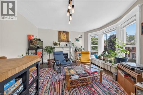 148 Markland Street, Hamilton, ON - Indoor Photo Showing Living Room With Fireplace
