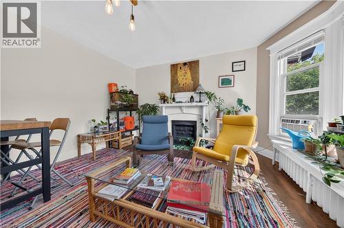 148 Markland Street, Hamilton, ON - Indoor With Fireplace
