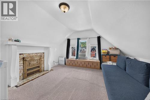 148 Markland Street, Hamilton, ON - Indoor With Fireplace