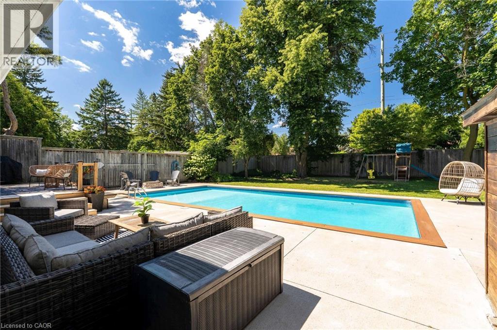 581 Glendene Crescent, Waterloo, ON - Outdoor With In Ground Pool With Deck Patio Veranda With Backyard