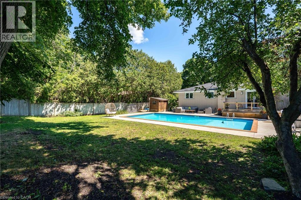 581 Glendene Crescent, Waterloo, ON - Outdoor With In Ground Pool With Backyard