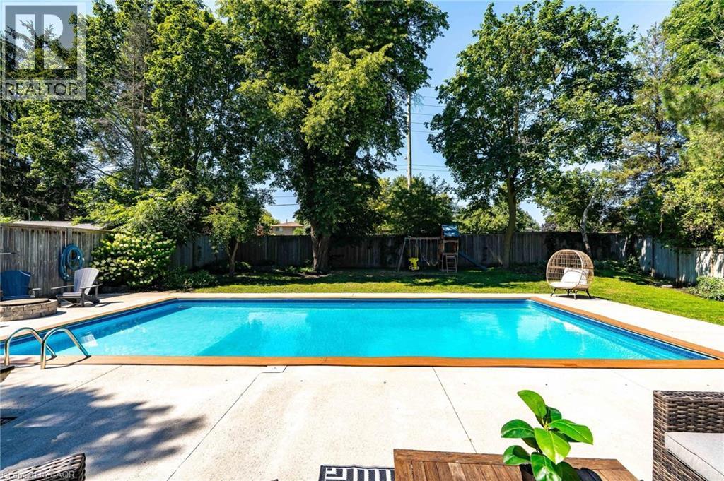 581 Glendene Crescent, Waterloo, ON - Outdoor With In Ground Pool With Backyard