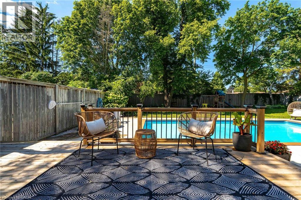 581 Glendene Crescent, Waterloo, ON - Outdoor With In Ground Pool With Deck Patio Veranda