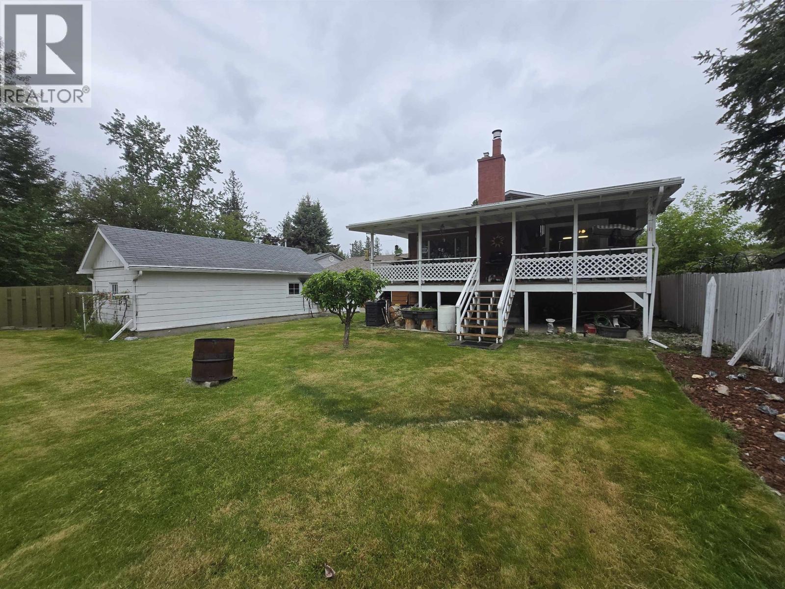 575 Harcourt Avenue, Quesnel, BC - Outdoor With Deck Patio Veranda