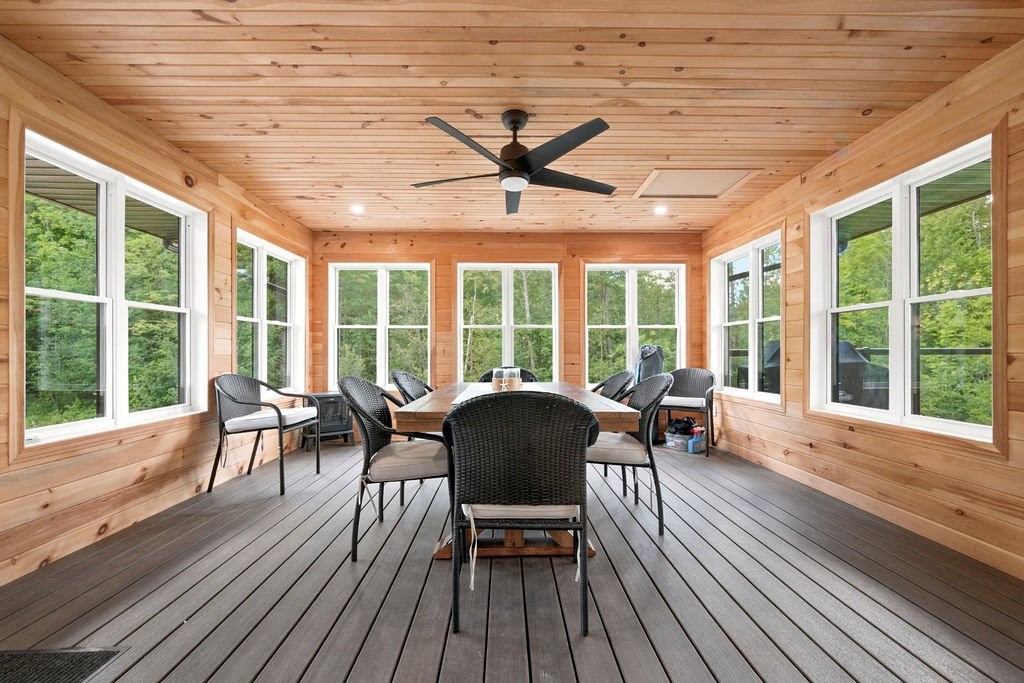 Solarium/Verrière - 219 Ch. Tripp, Sheenboro, QC - Outdoor With Deck Patio Veranda With Exterior