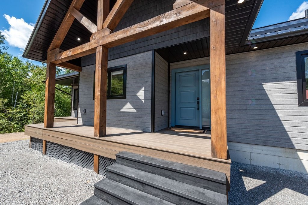 Face arrière - 219 Ch. Tripp, Sheenboro, QC - Outdoor With Deck Patio Veranda With Exterior