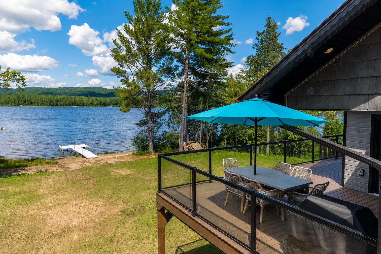 Vue sur l'eau - 219 Ch. Tripp, Sheenboro, QC - Outdoor With Body Of Water With Deck Patio Veranda With View