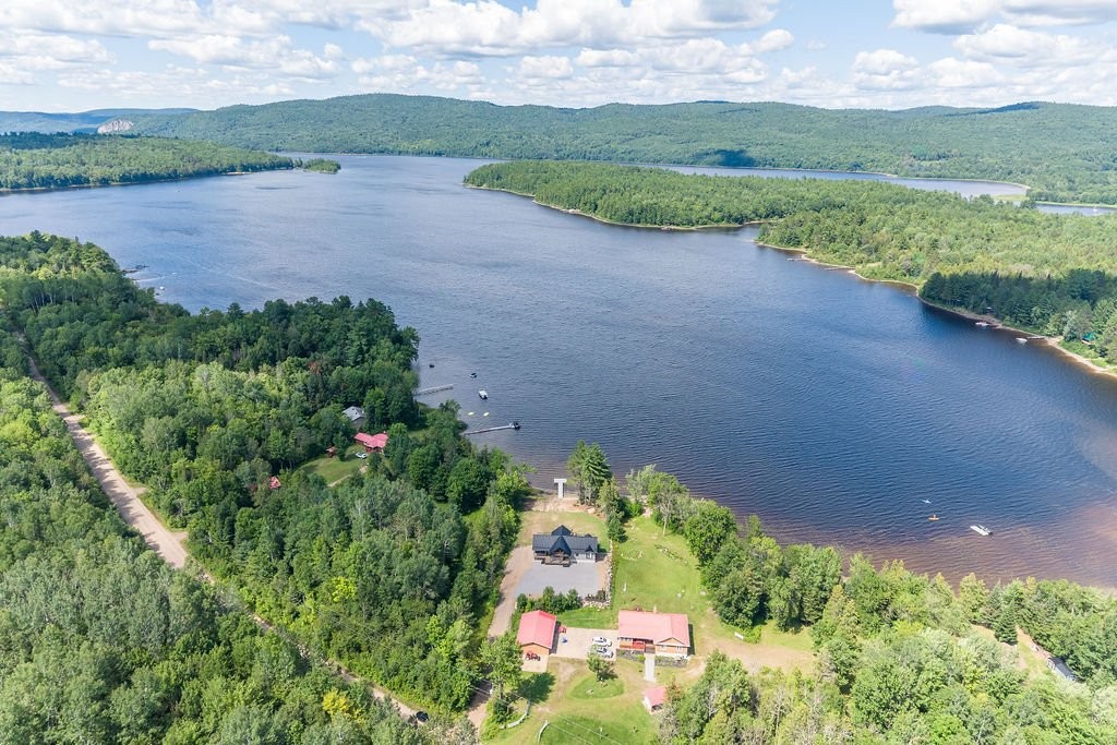 Photo aérienne - 219 Ch. Tripp, Sheenboro, QC - Outdoor With Body Of Water With View