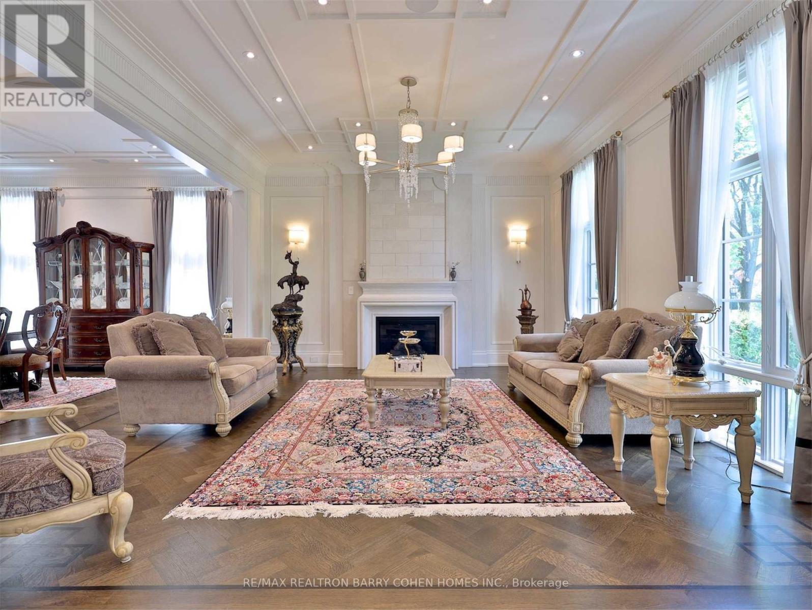 39 Arjay Crescent, Toronto, ON - Indoor Photo Showing Living Room With Fireplace