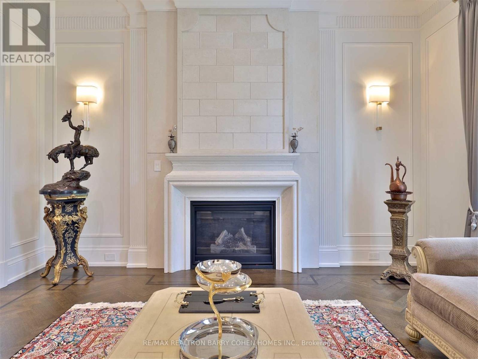 39 Arjay Crescent, Toronto, ON - Indoor Photo Showing Living Room With Fireplace