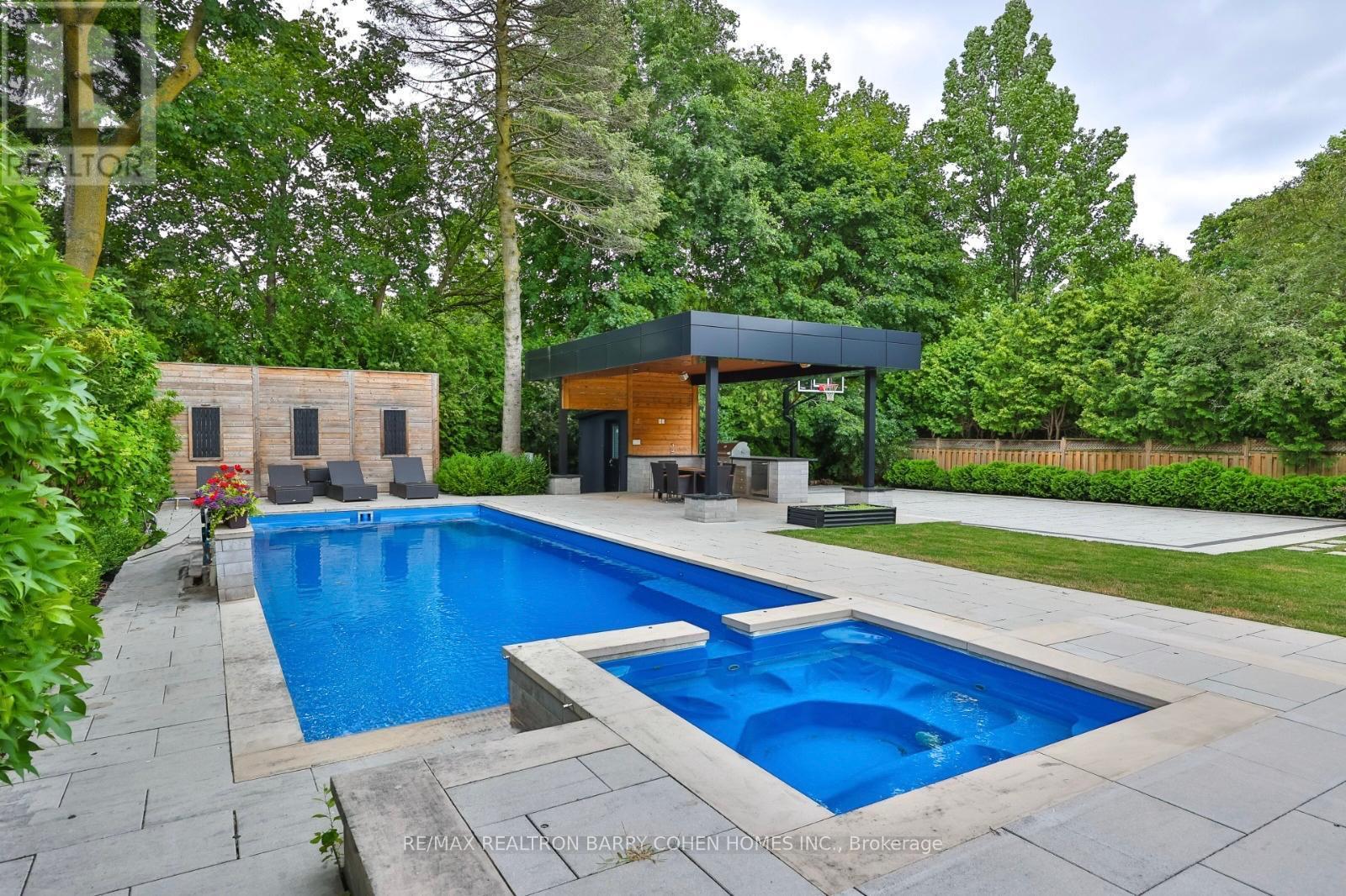 39 Arjay Crescent, Toronto, ON - Outdoor With In Ground Pool With Backyard