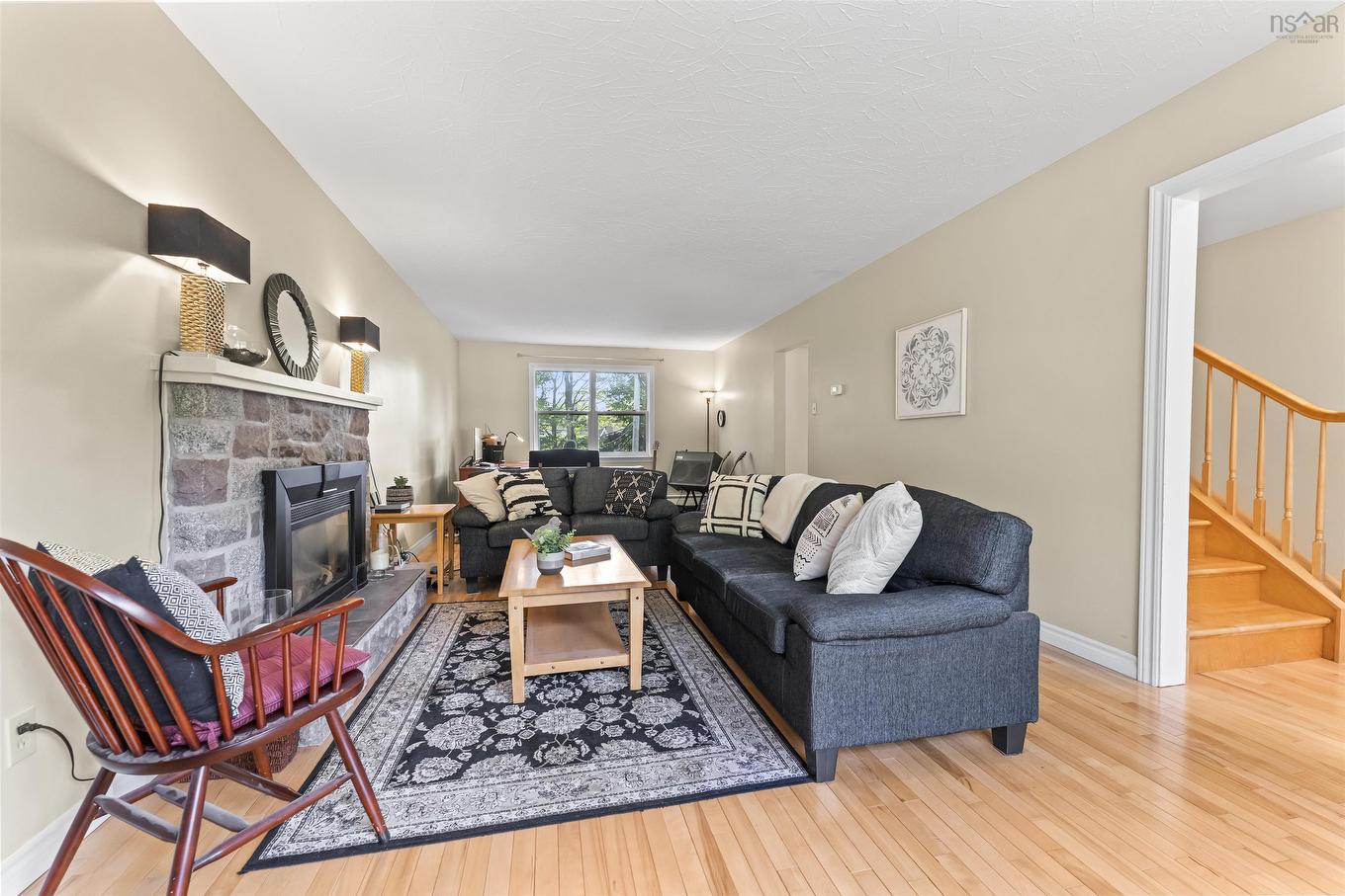 8 Fox Glove Lane, Halifax, NS - Indoor Photo Showing Living Room With Fireplace