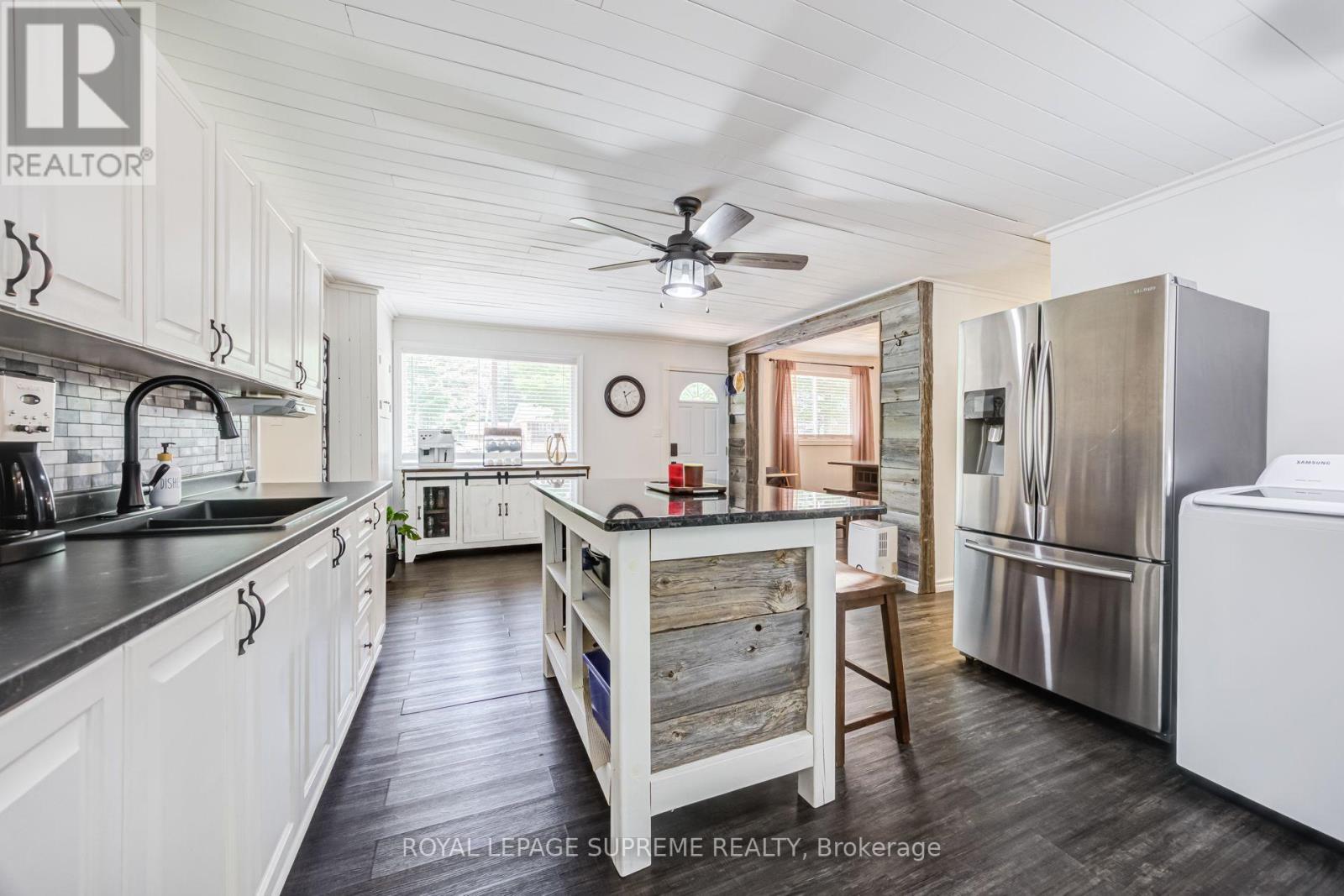 114 Desroches Trail, Tiny, ON - Indoor Photo Showing Kitchen With Double Sink