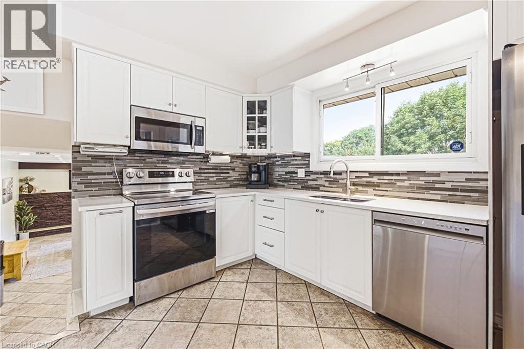 364 Fennell Avenue W, Hamilton, ON - Indoor Photo Showing Kitchen With Double Sink
