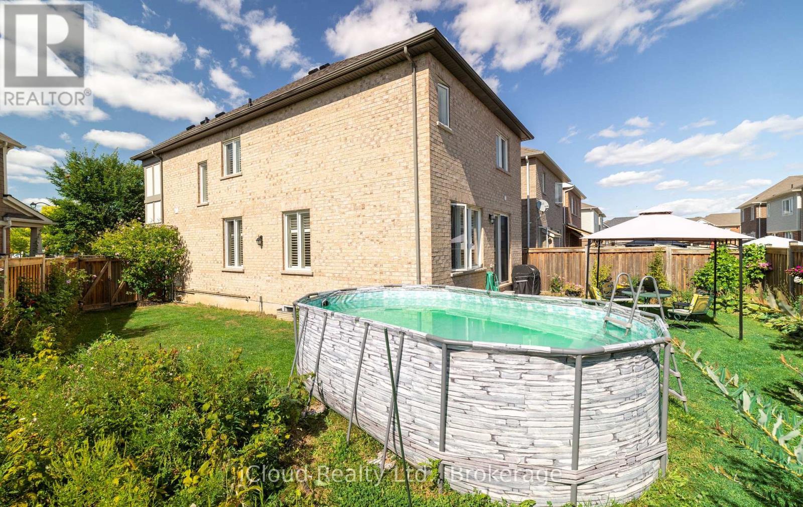 Above Ground Pool - 954 Penson Crescent, Milton, ON - Outdoor With Above Ground Pool