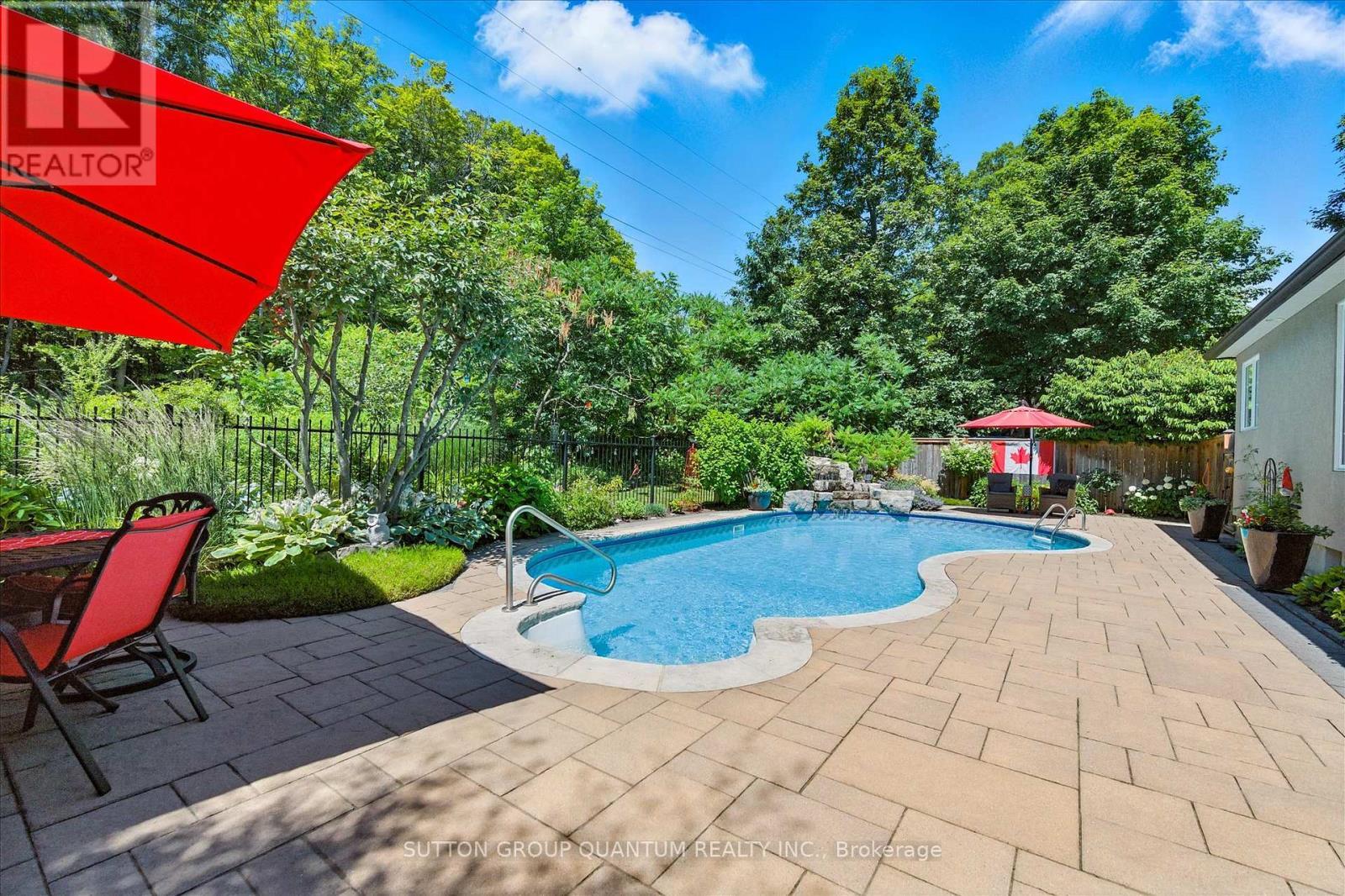 1109 Forestvale Drive, Burlington, ON - Outdoor With In Ground Pool With Deck Patio Veranda With Backyard