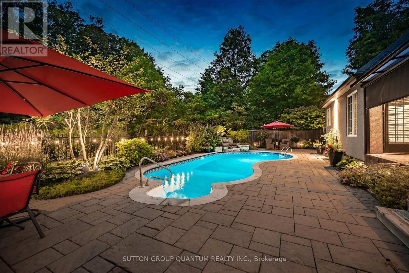 1109 Forestvale Drive, Burlington, ON - Outdoor With In Ground Pool With Deck Patio Veranda