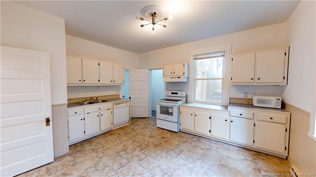 69-71 Clarendon, Saint John, NB - Indoor Photo Showing Kitchen With Double Sink