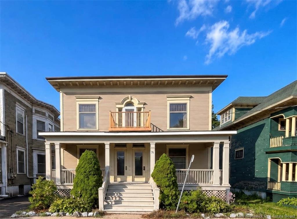 69-71 Clarendon, Saint John, NB - Outdoor With Deck Patio Veranda With Facade