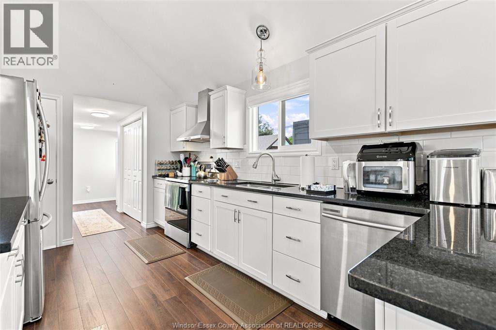 1223 Aubin, Windsor, ON - Indoor Photo Showing Kitchen With Stainless Steel Kitchen With Upgraded Kitchen