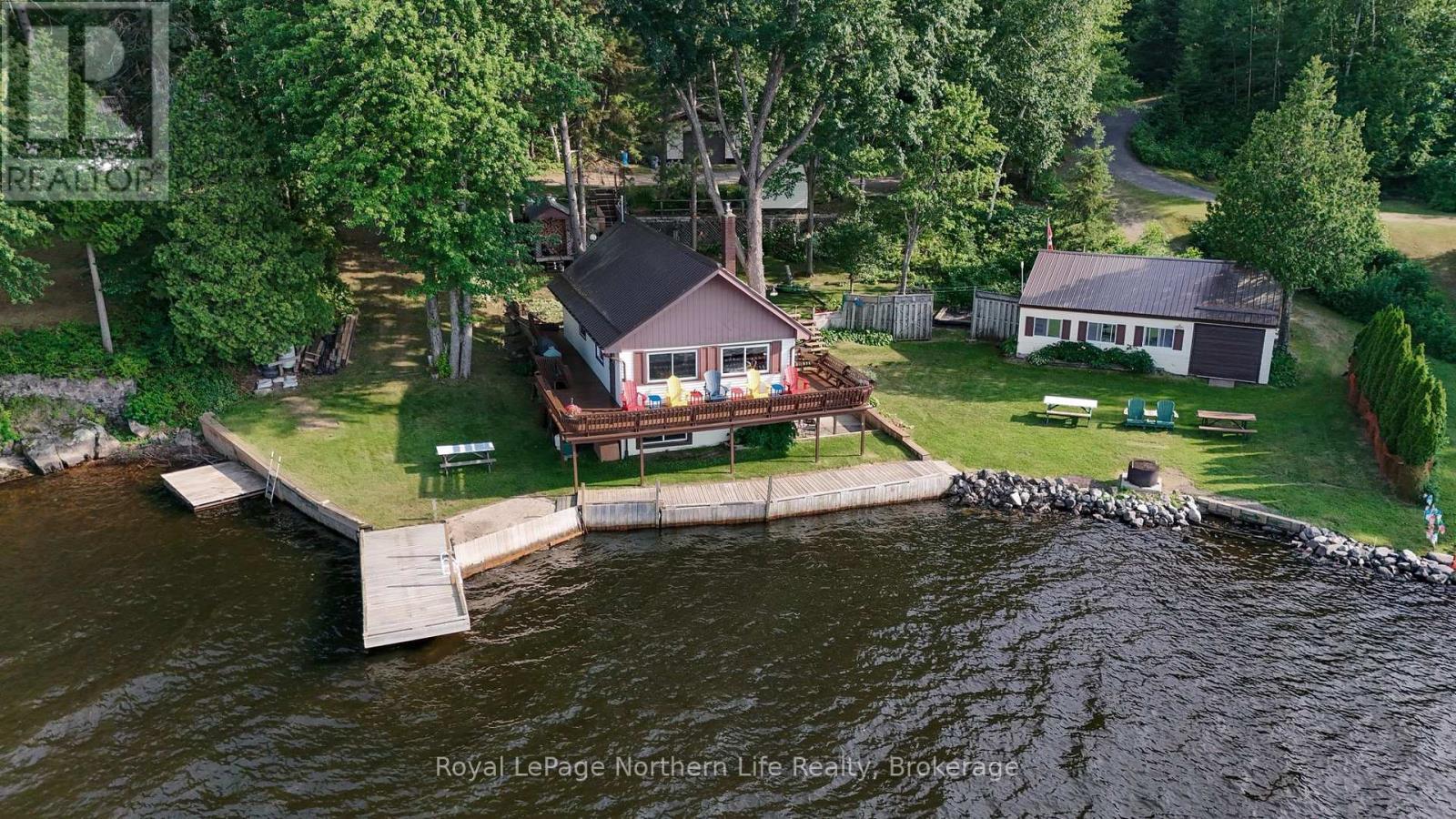 216 Green Road, Callander, ON - Outdoor With Body Of Water With Deck Patio Veranda