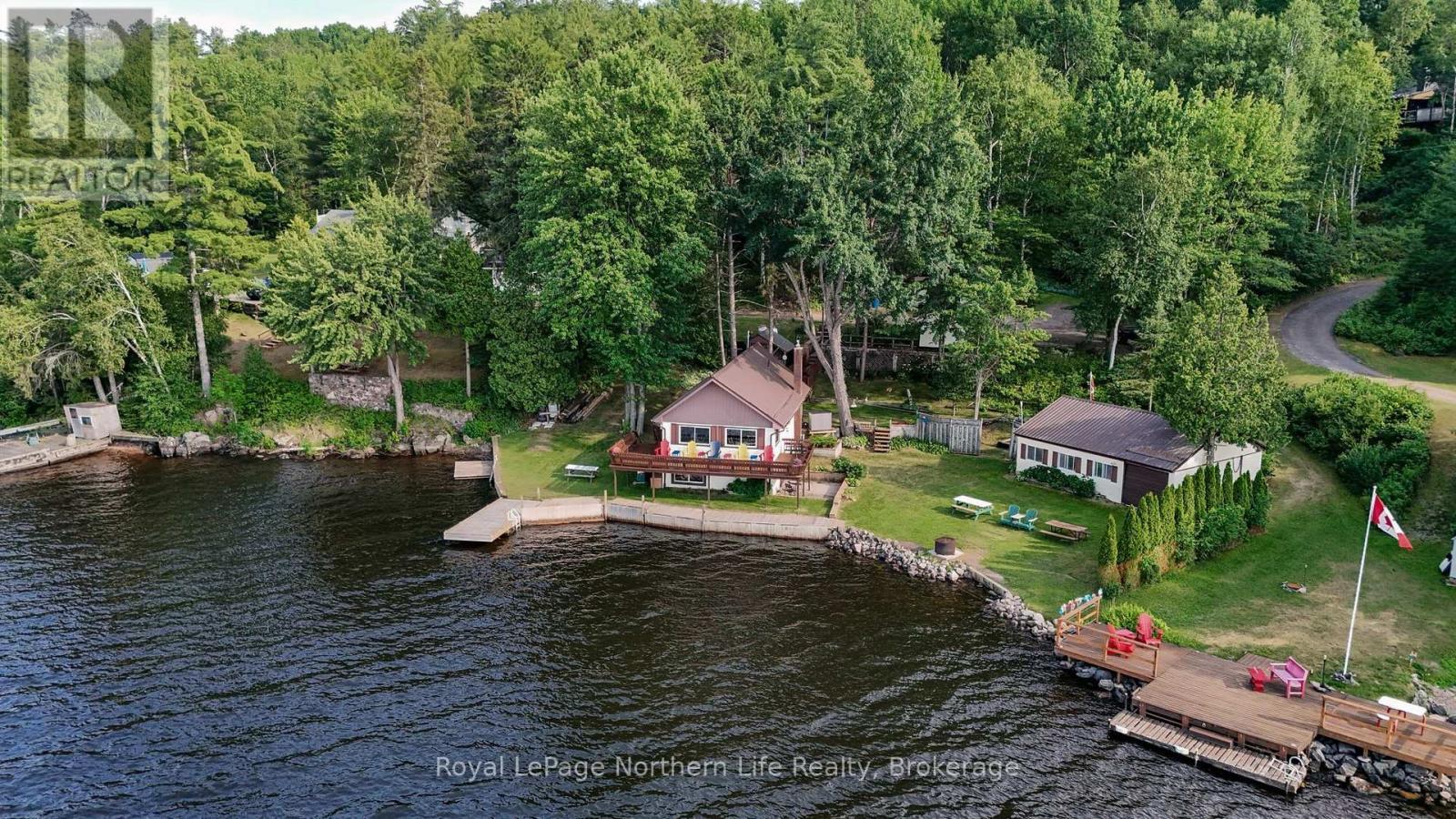 216 Green Road, Callander, ON - Outdoor With Body Of Water With Deck Patio Veranda