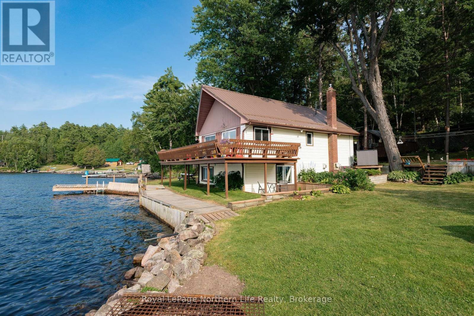 216 Green Road, Callander, ON - Outdoor With Body Of Water With Deck Patio Veranda