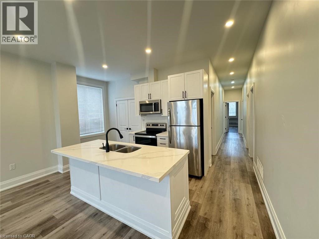 507 Wilson Street, Hamilton, ON - Indoor Photo Showing Kitchen With Stainless Steel Kitchen With Double Sink With Upgraded Kitchen