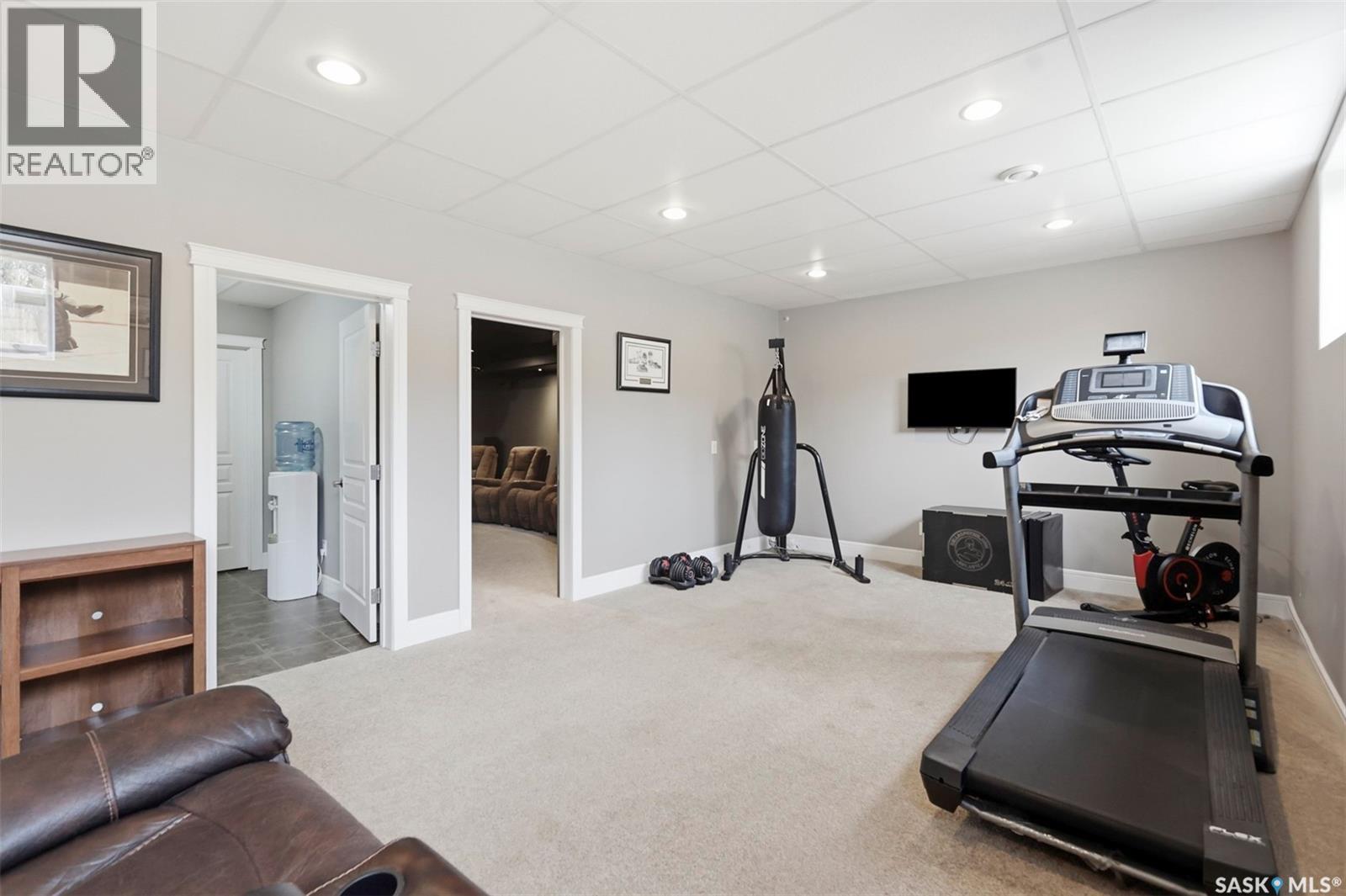 420 Hogan Way, Warman, SK - Indoor Photo Showing Gym Room