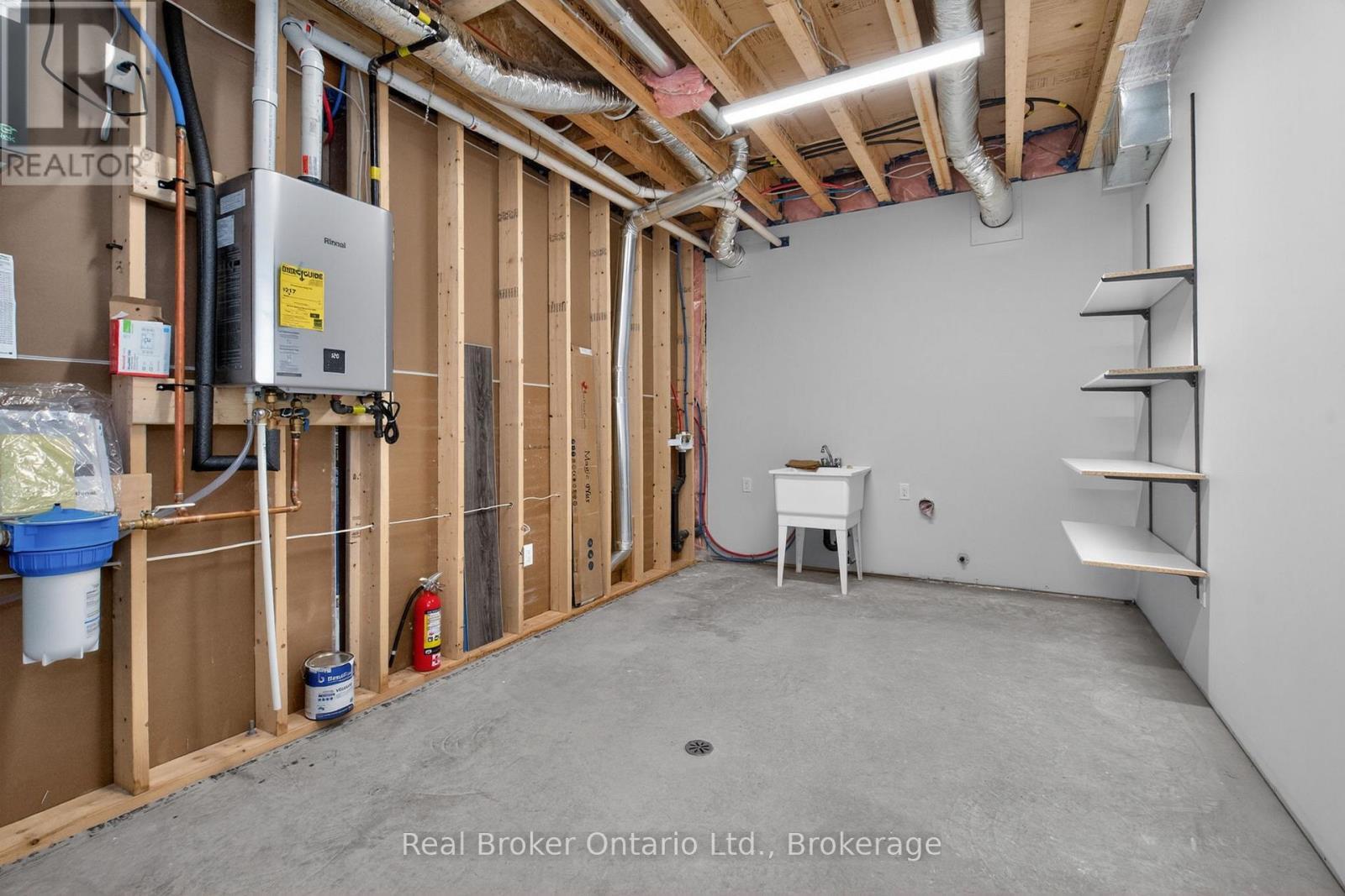 90 14 Concession E, Tiny, ON - Indoor Photo Showing Basement