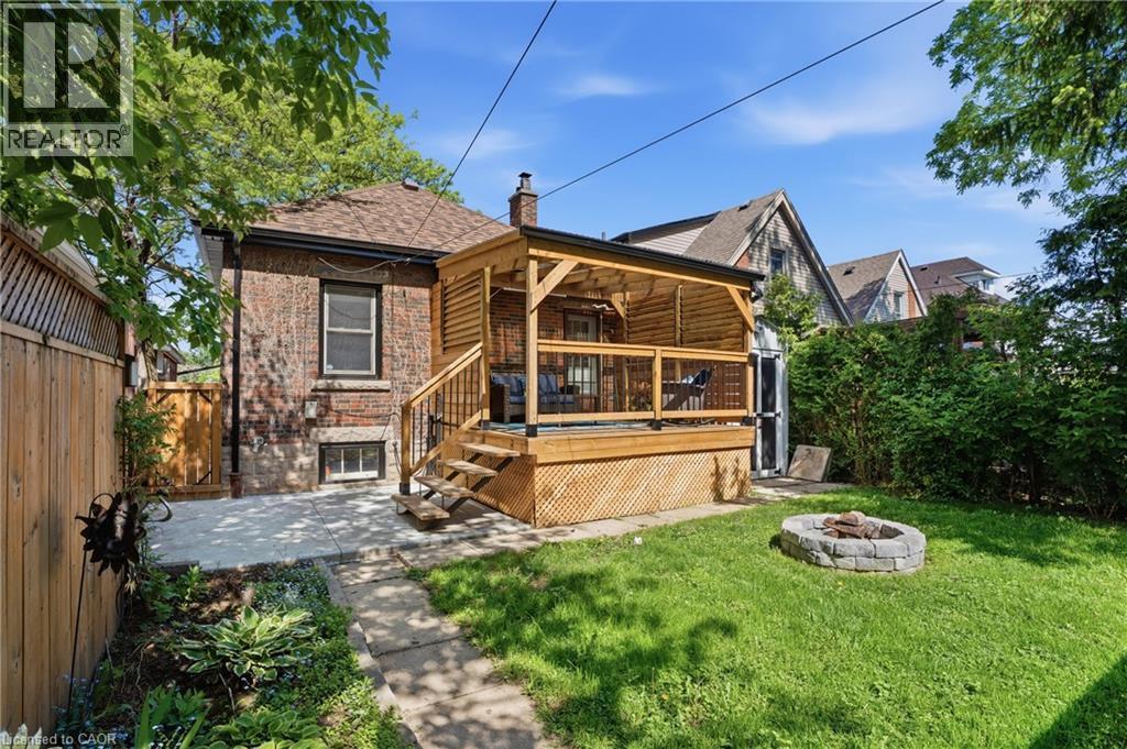 96 Paling Avenue, Hamilton, ON - Outdoor With Deck Patio Veranda