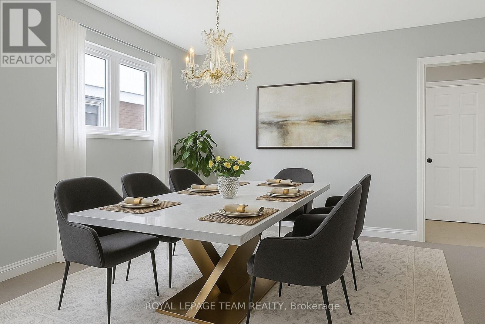 Virtually Staged - 962 Dynes Road, Ottawa, ON - Indoor Photo Showing Dining Room
