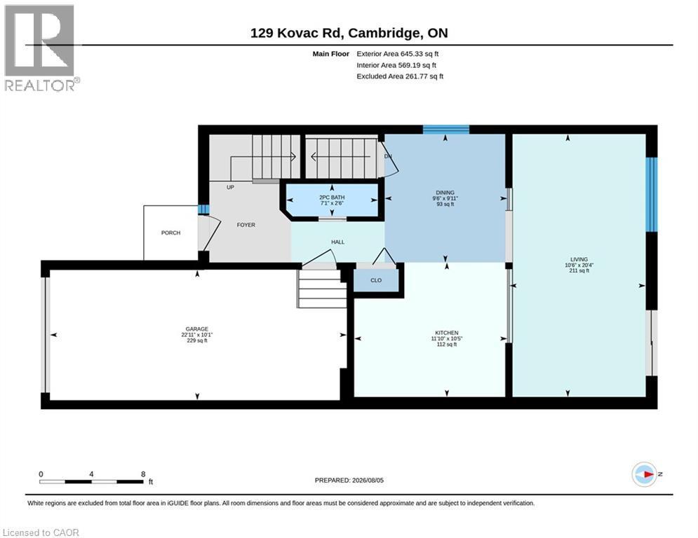 Floor plan - 129 Kovac Road, Cambridge, ON - Other