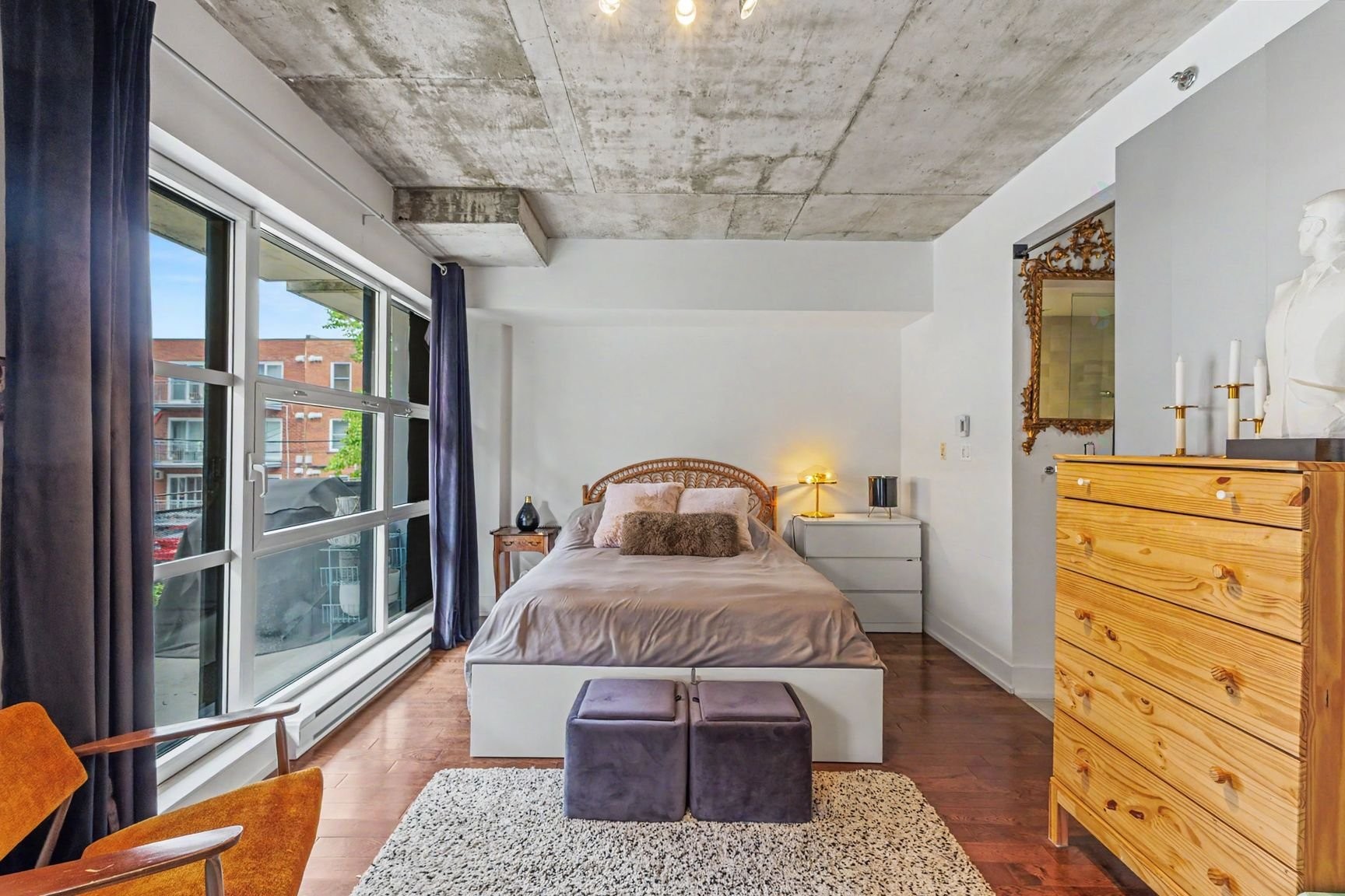 Chambre à coucher principale - 206-2015 Av. Aird, Montréal (Mercier/Hochelaga-Maisonneuve), QC - Indoor Photo Showing Bedroom