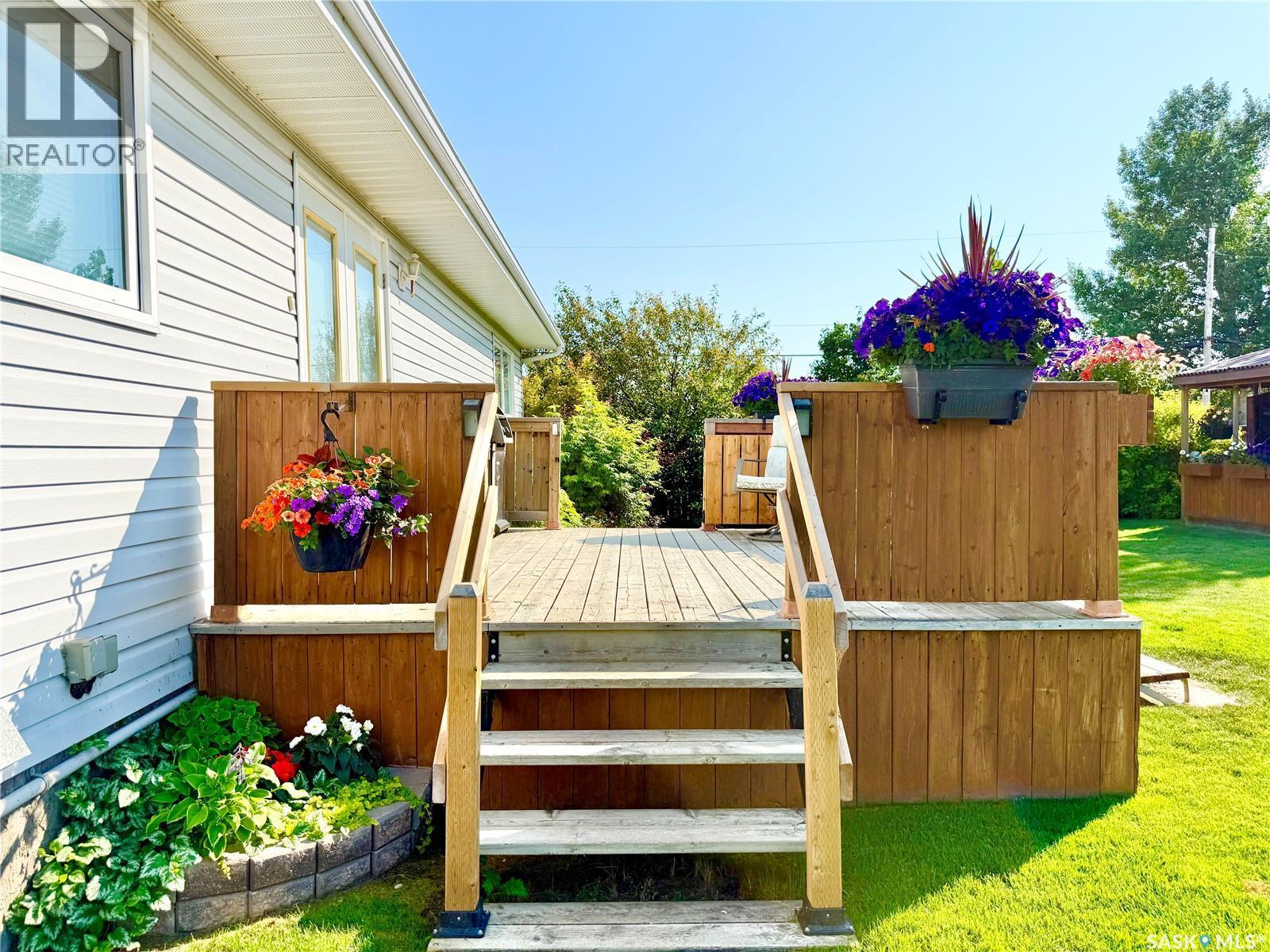 301 Rosher Street, Colonsay, SK - Outdoor With Deck Patio Veranda With Exterior