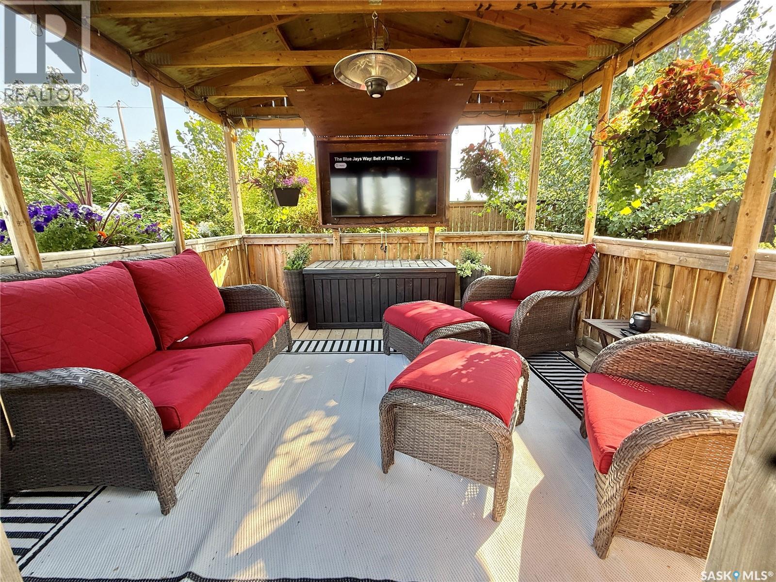 301 Rosher Street, Colonsay, SK - Outdoor With Deck Patio Veranda With Exterior