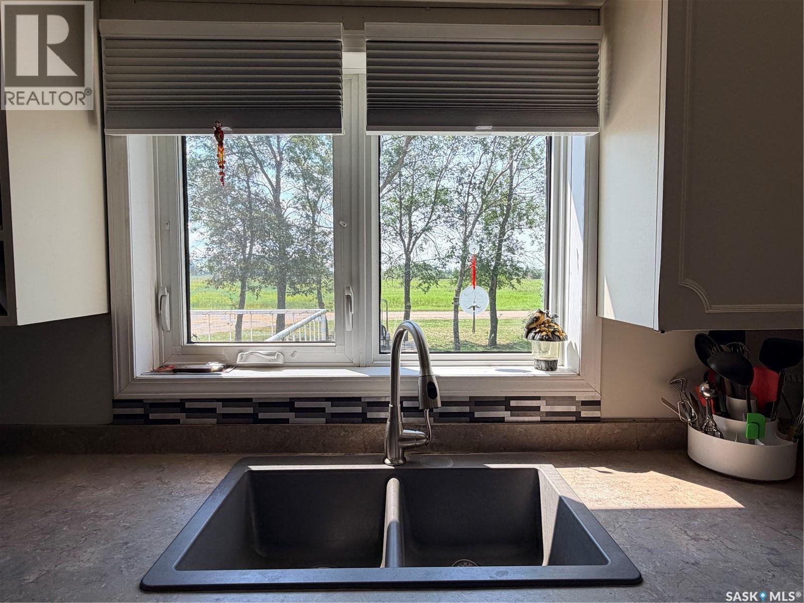 252 Railway Avenue, Forget, SK - Indoor Photo Showing Kitchen With Double Sink