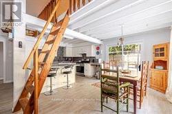 Kitchen view towards loft - 