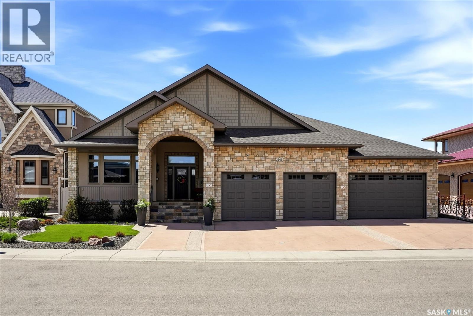 3505 Green Brook Road, Regina, SK - Outdoor With Facade