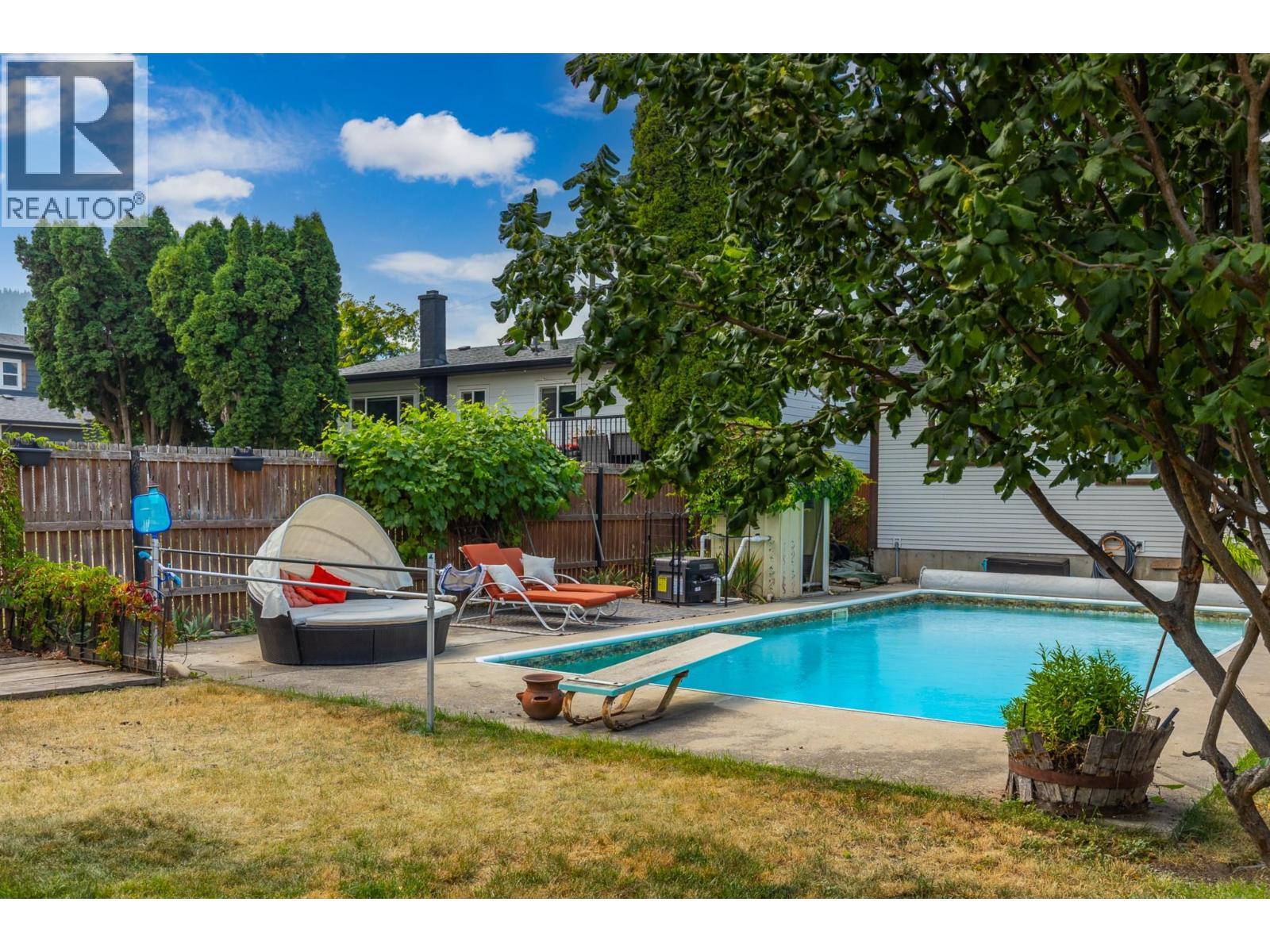 6415 Glendora Way, Coldstream, BC - Outdoor With In Ground Pool