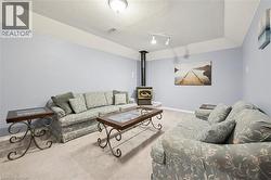 Sitting area and 2nd gas fireplace. -