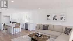 render of kitchen and living room - 