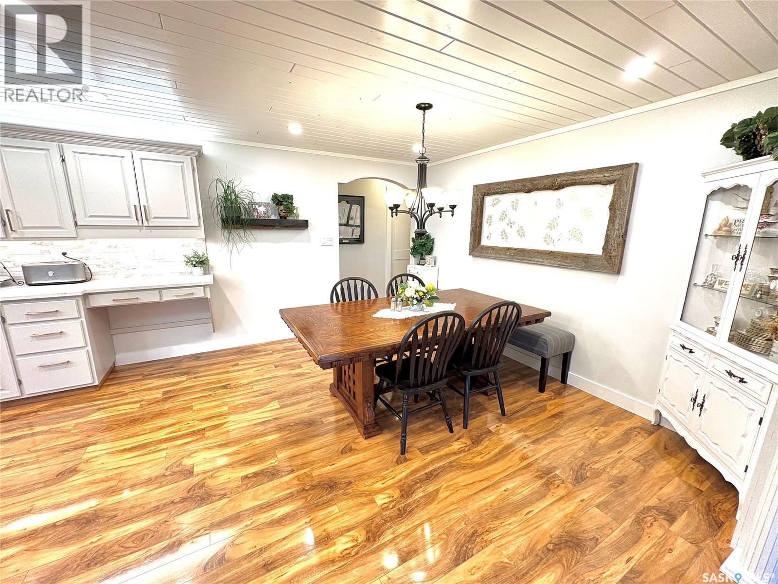 Hague Acreage, Rosthern Rm No. 403, SK - Indoor Photo Showing Dining Room