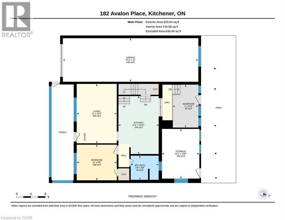 Floor plan - 182 Avalon Place, Kitchener, ON - Other
