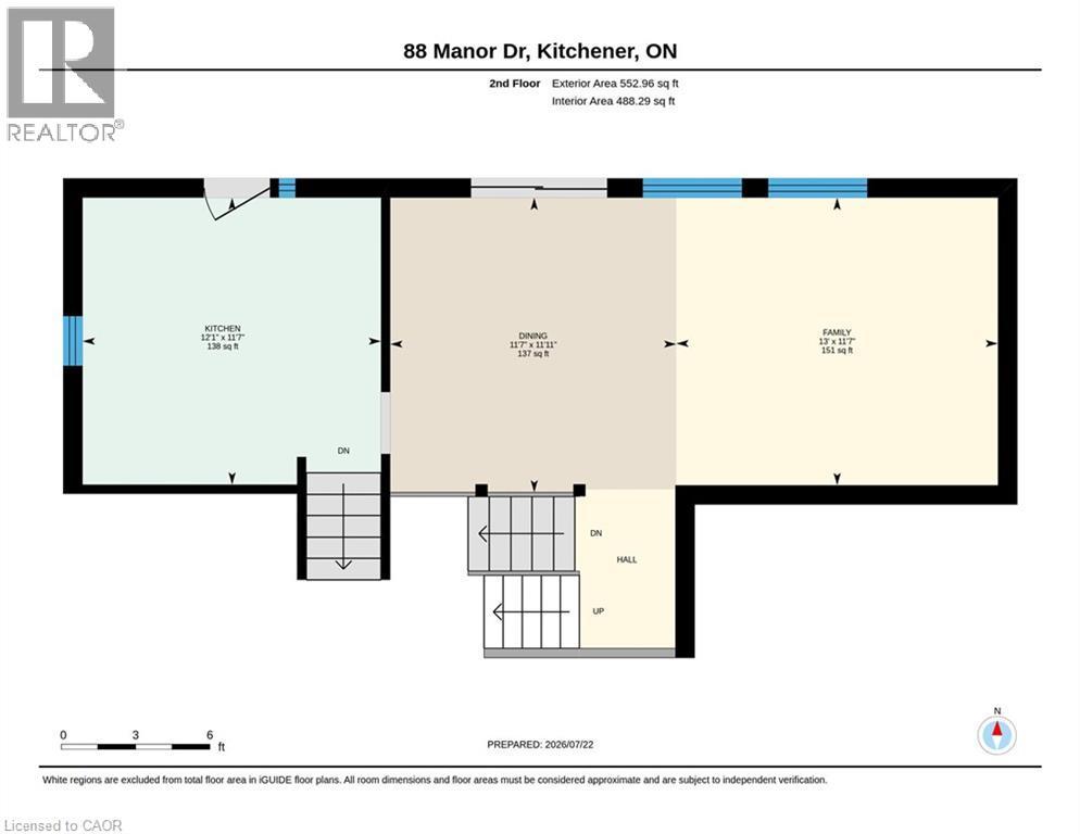 Floor plan - 88 Manor Drive, Kitchener, ON - Other