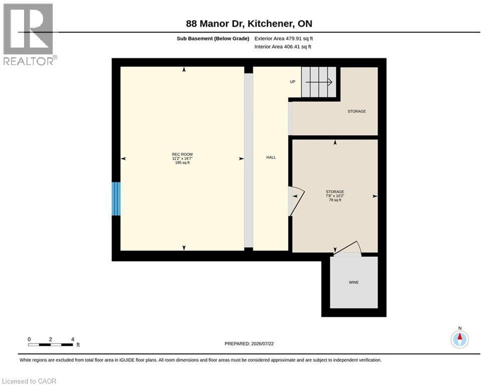 Floor plan - 88 Manor Drive, Kitchener, ON - Other