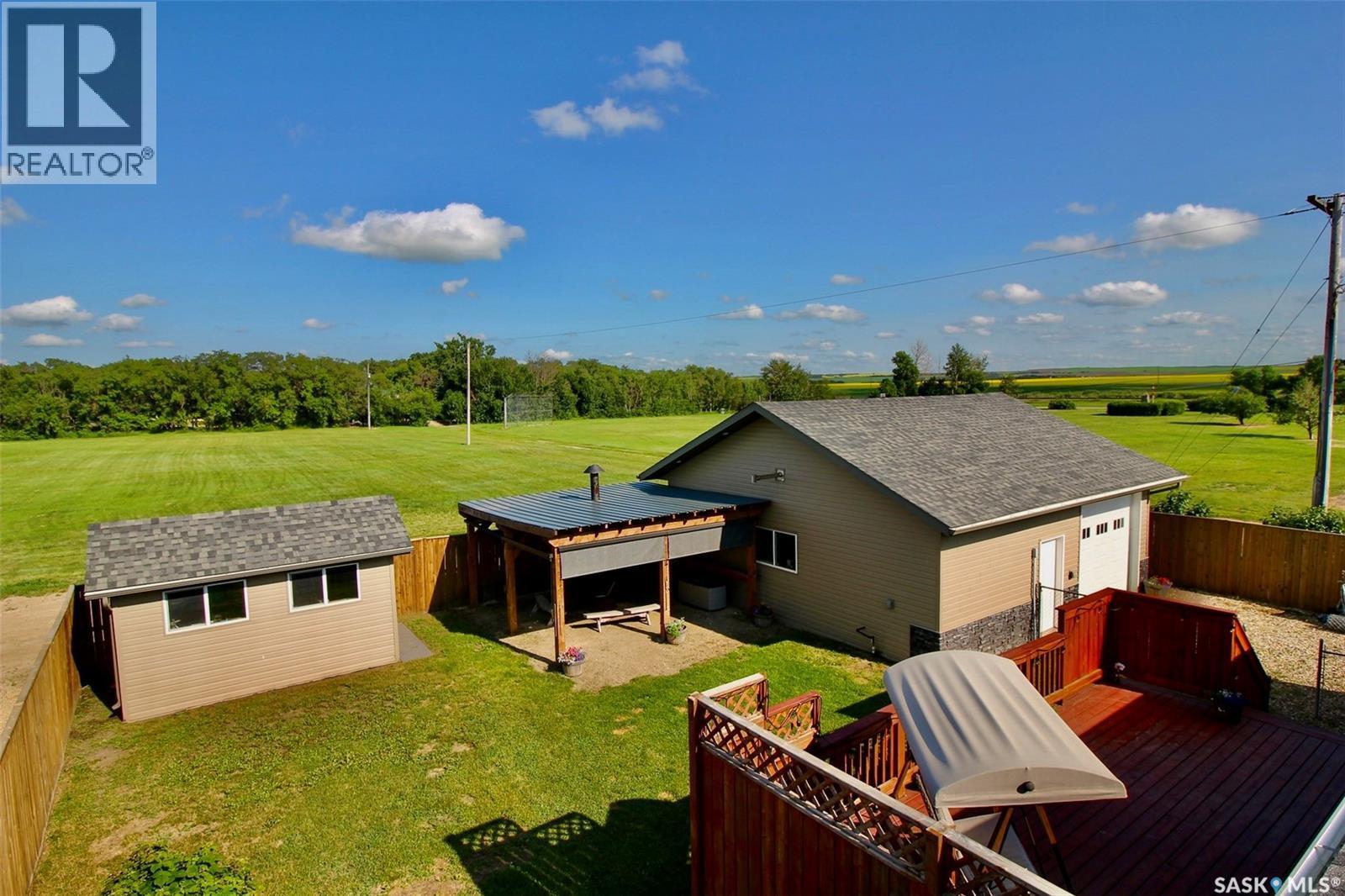 300 7Th Street, Vonda, SK - Outdoor With Deck Patio Veranda With View